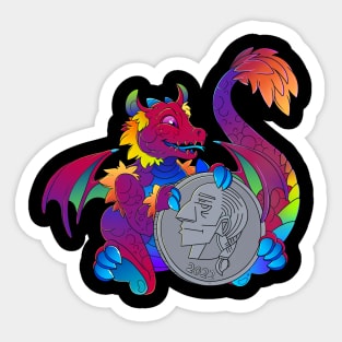 Gay Pride Pocket Dragon Sticker